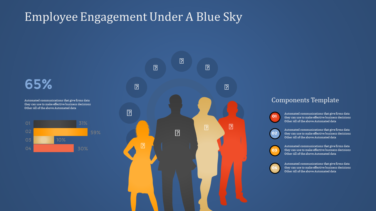employee engagement powerpoint-Employee Engagement Under A Blue Sky